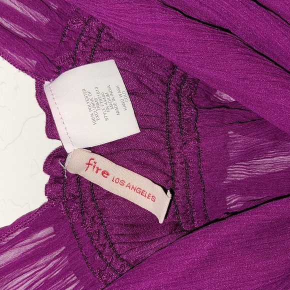 Fire Los Angeles Purple Top - Picture 7 of 9